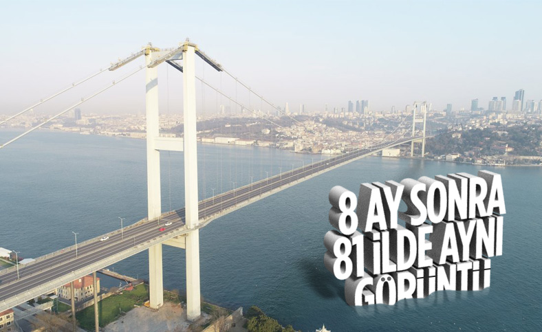 Sokağa çıkma kısıtlamasıyla, Türkiye'yi sessizlik sardı