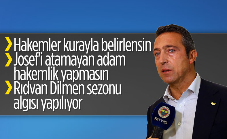 Ali Koç: Türkiye'de hakem krizi var