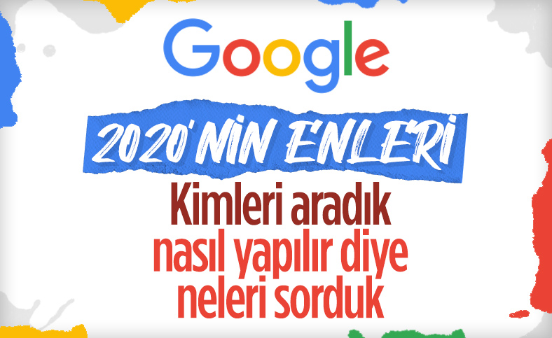 google 2020 yilinda turkiye de en cok