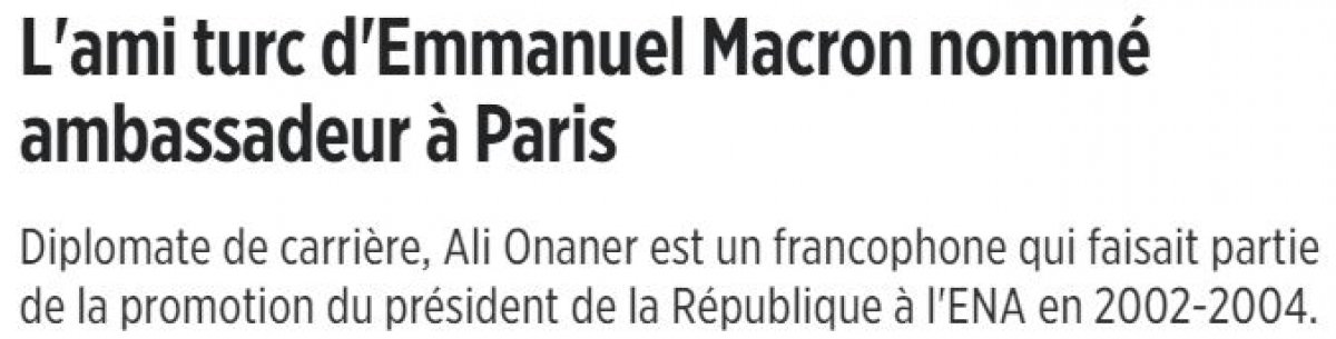 Türkiye nin Paris Büyükelçiliği görevine Ali Onaner atandı #4