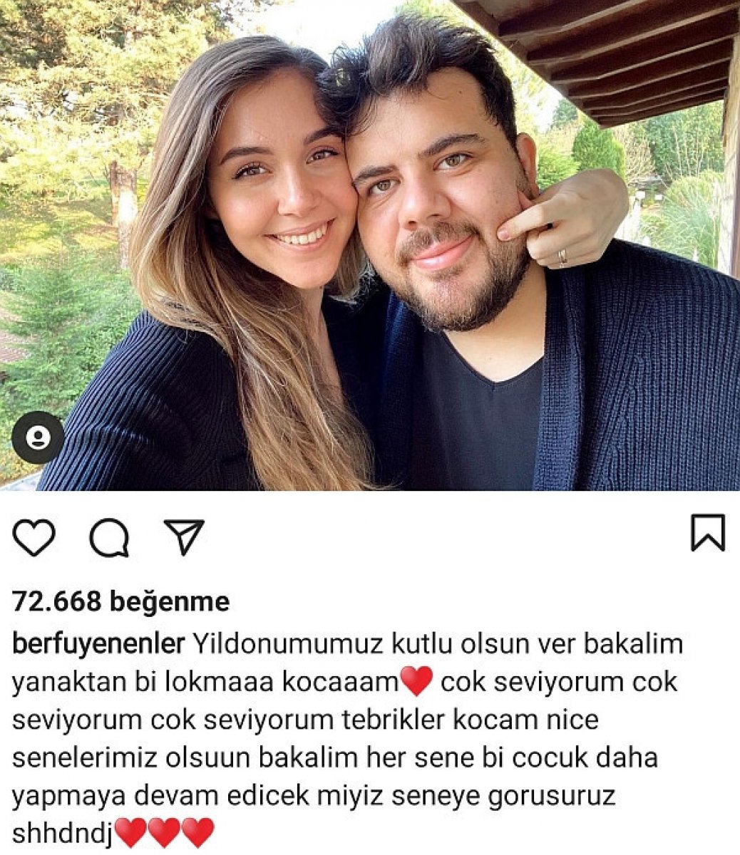 Berfu Yenenler, her sene çocuk yapmak istiyor #1