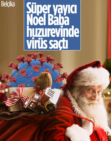 Belçika'da huzurevini ziyaret eden Noel Baba virüs saçtı