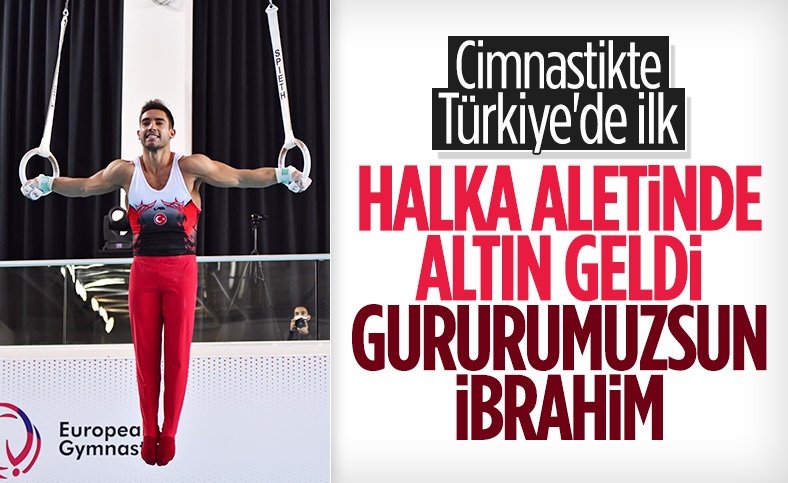 İbrahim Çolak, Artistik Cimnastik Şampiyonası'nda altın madalya kazandı