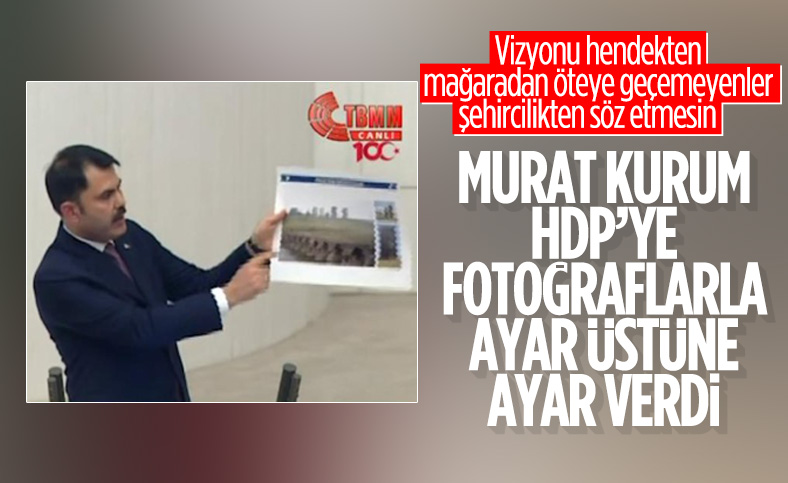 Murat Kurum: Hendekten mağaradan öteye geçemeyenler şehircilikten söz etmesin