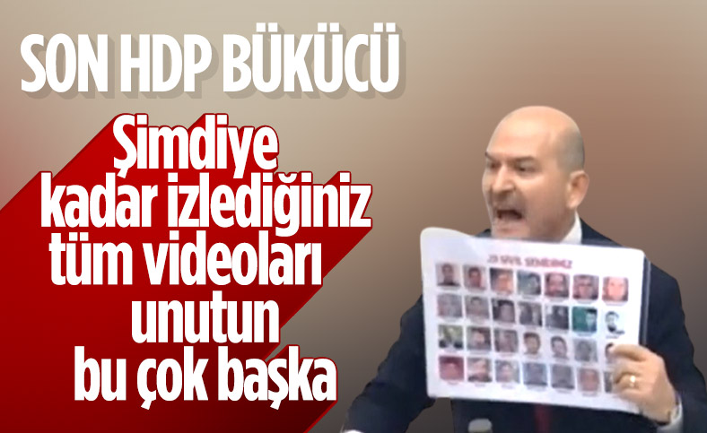 Süleyman Soylu'dan HDP'ye: Sizin haysiyetiniz yok