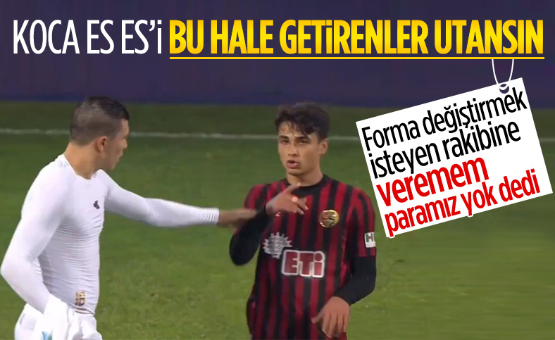 Eskişehirsporlu futbolcu parasızlıktan formasını veremedi