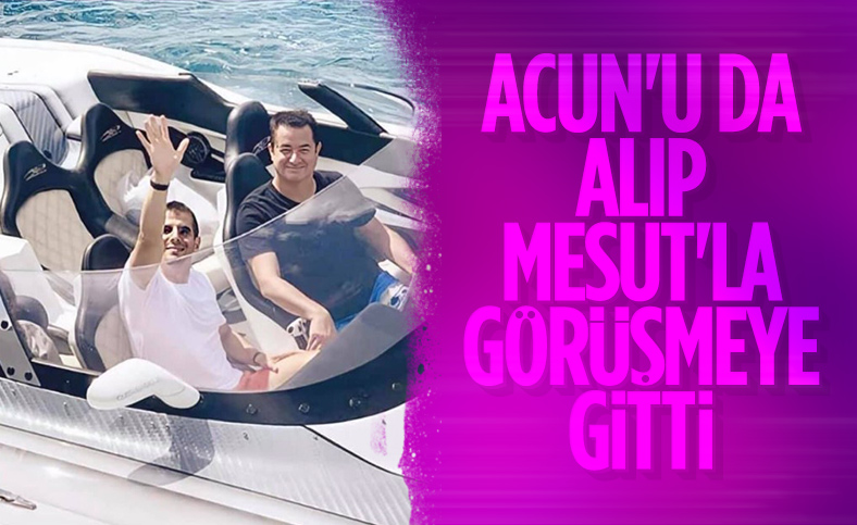 Emre Belözoğlu ile Acun Ilıcalı, Mesut Özil'le görüştü