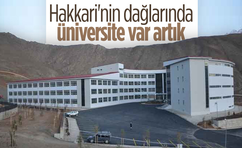 Hakkari Üniversitesi'nin yapımı tamamlandı