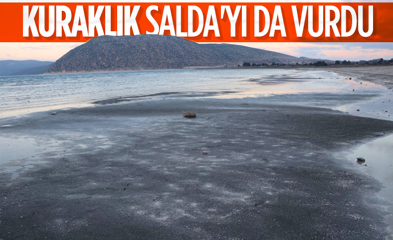 Salda Gölü, kuraklık nedeniyle 10 yılda 30 metre çekildi