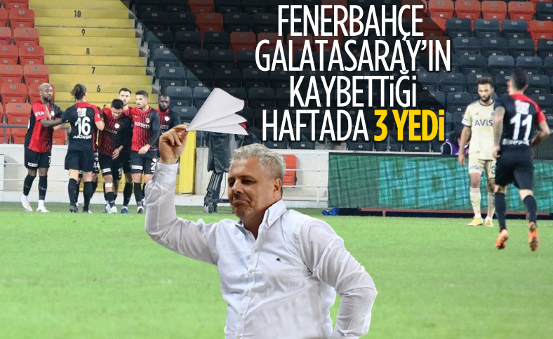 Fenerbahçe, Gaziantep'e de mağlup oldu