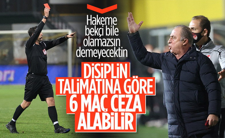 Fatih Terim'e ağır cezalar yolda