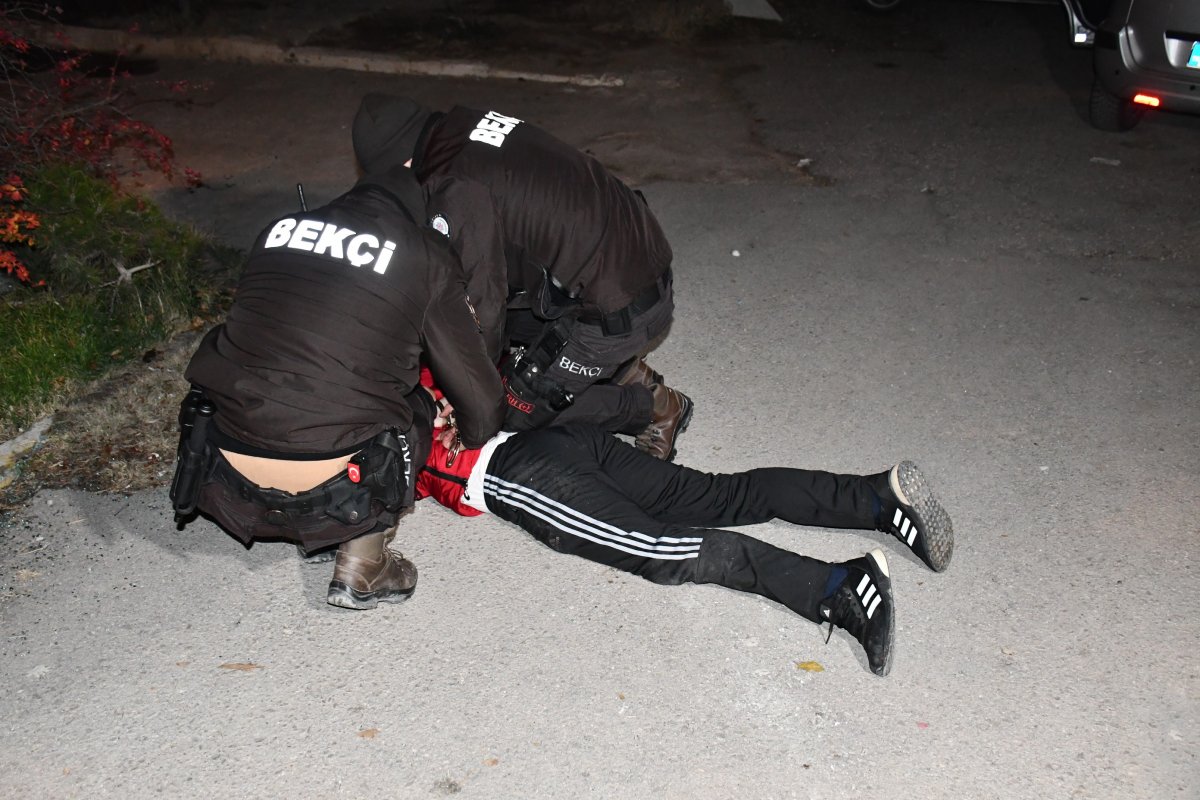 Suspects fled in Aksaray, guards chased number 1