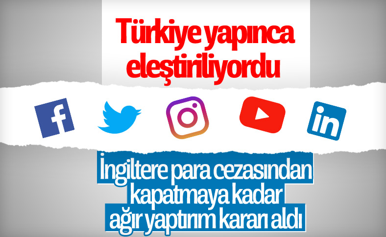 İngiltere'de sosyal medya şirketlerine ceza hazırlığı