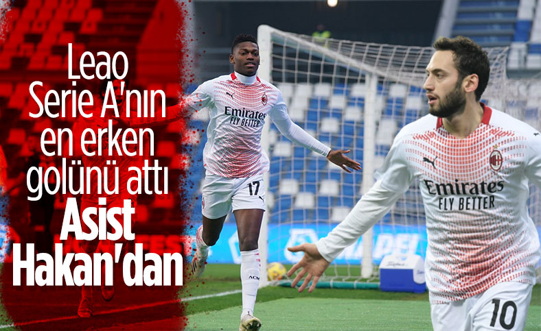 Leao Serie A'nın en erken golünü attı