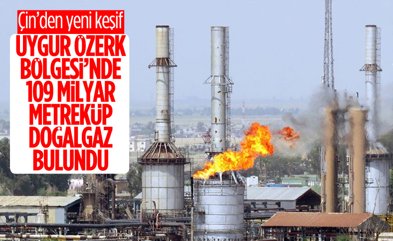 Çin, Uygur Özerk Bölgesi'nde 109 milyar metreküplük doğalgaz rezervi buldu