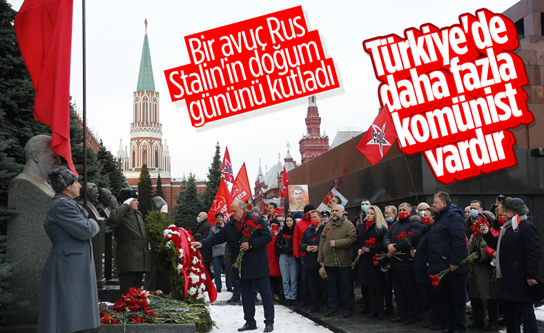 Rusya'da Joseph Stalin'in 141'inci doğum günü kutlandı