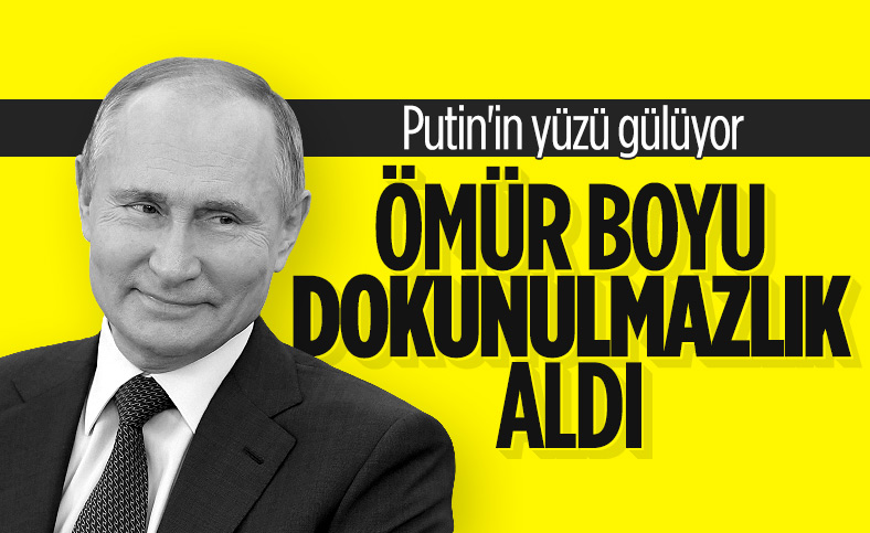 Putin'e ömür boyu dokunulmazlık