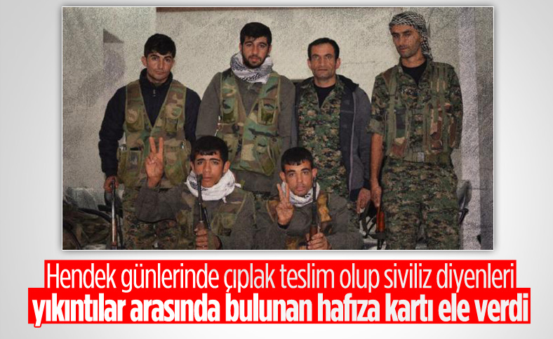Şırnak'taki yıkılan PKK karargahında, hafıza kartı bulundu