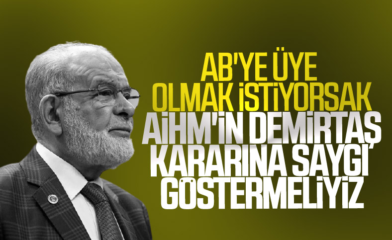 Temel Karamollaoğlu AİHM'in Demirtaş kararını değerlendirdi