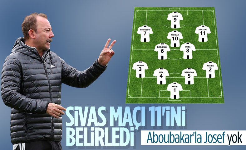 Sergen Yalçın'ın Sivasspor maçı 11'i
