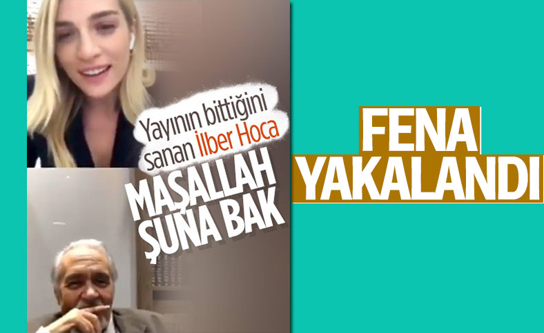 Canlı yayının bittiğini sanan İlber Ortaylı'dan Cansu Canan Özgen'e: Maşallah şuna bak