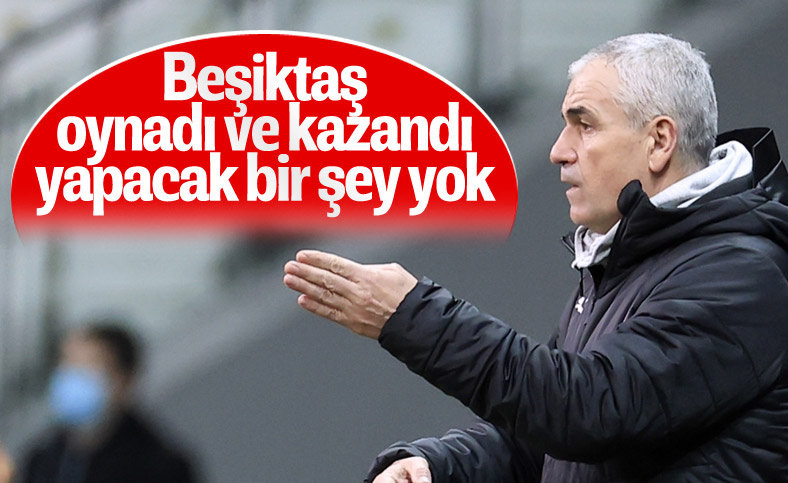 Rıza Çalımbay: Beşiktaş iyi oynadı ve kazandı