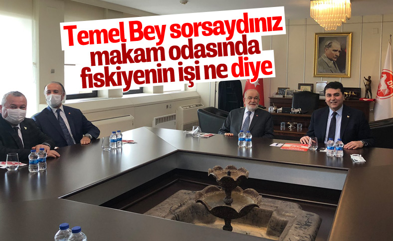 Temel Karamollaoğlu, Gültekin Uysal'ı ziyaret etti