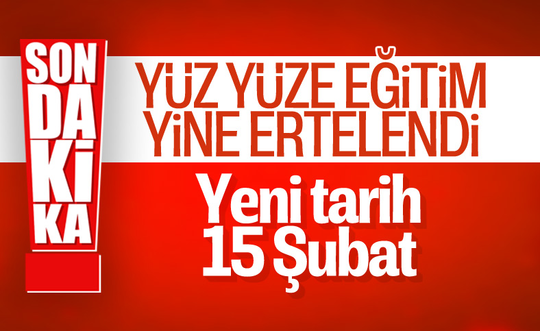 Cumhurbaşkanı Erdoğan: Yüz yüze eğitime verdiğimiz arayı 15 Şubat'a kadar uzatıyoruz