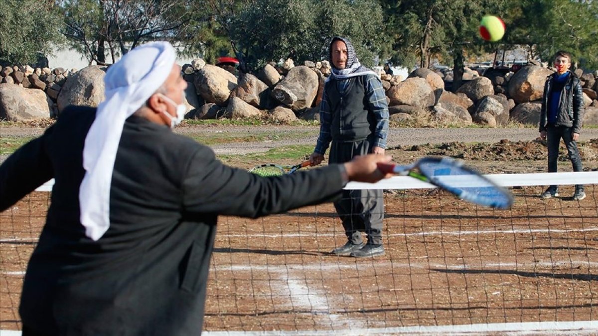 Viransehir villagers promised a # 2 tennis court