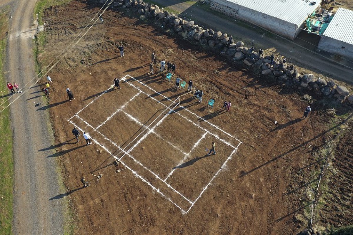 Viransehir villagers promised # 1 tennis courts