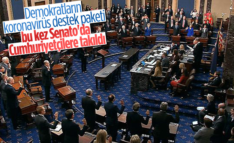 ABD'de korona yardımının 2 bin dolara çıkarılması Senato'ya takıldı