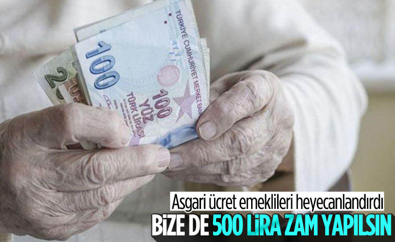 Emekliler de asgari ücretteki artış oranında zam istiyor