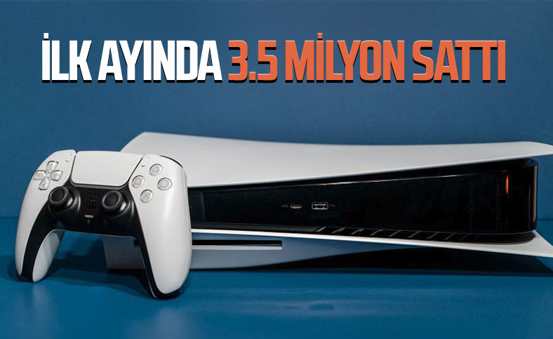 PlayStation 5 ilk dört haftada 3 buçuk milyon sattı