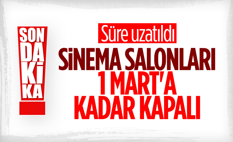 İçişleri Bakanlığı'ndan 'sinema salonları' genelgesi