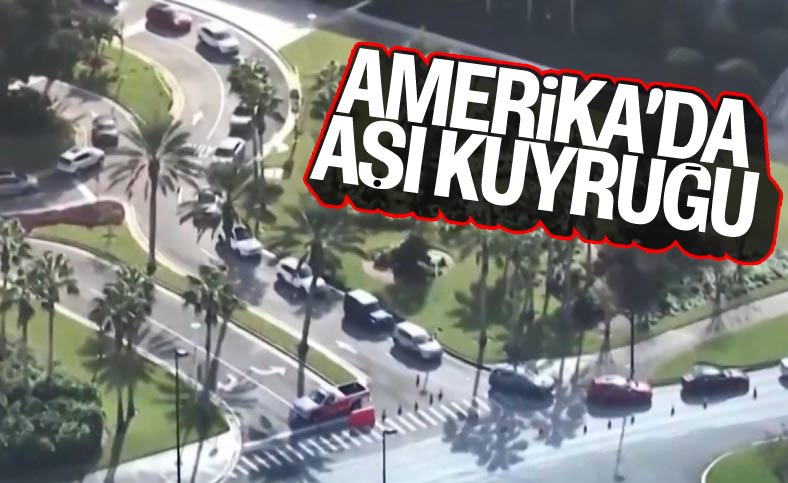 ABD’de koronavirüs aşısı olmak isteyenler kuyruğa girdi
