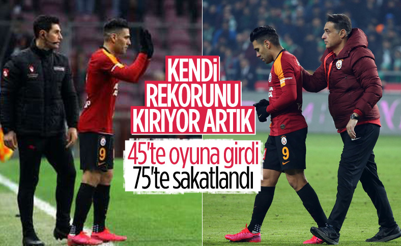 Radamel Falcao sakatlandı