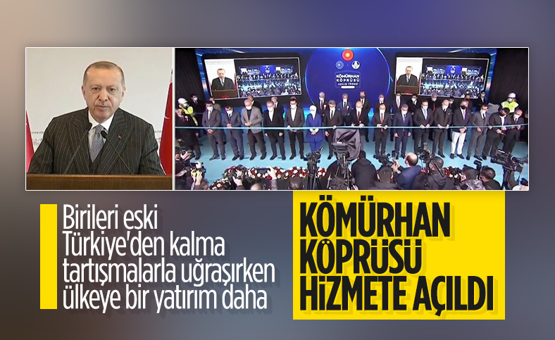 Kömürhan Köprüsü hizmete açıldı
