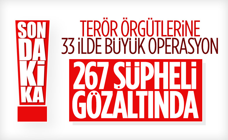 İçişleri Bakanlığı: Terör örgütlerine yönelik eylem operasyonu gerçekleştirildi