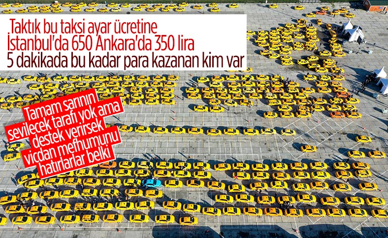 Taksimetre ayar ücretlerinde İstanbul ile Ankara arasında büyük fark var