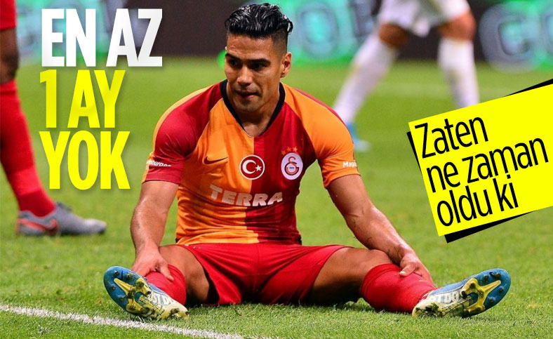 Radamel Falcao en az 4 hafta yok