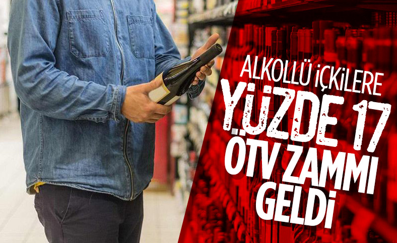 Alkollü içkide ÖTV arttı