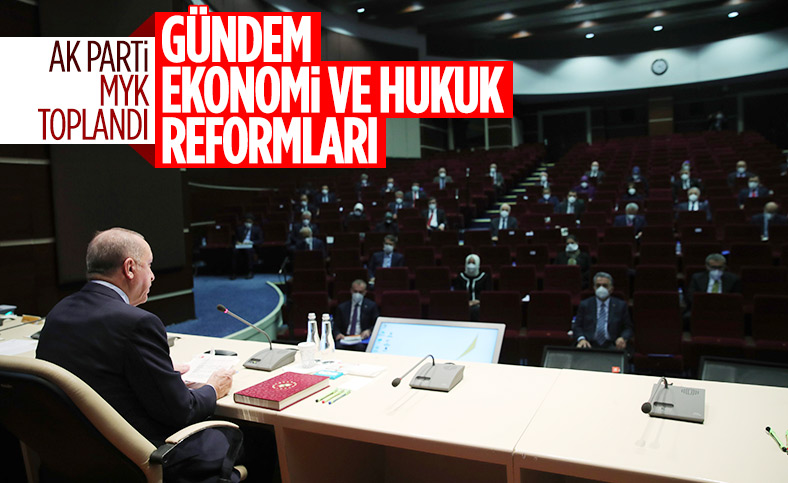 AK Parti 2021'in ilk MYK'sında reform gündemiyle toplandı