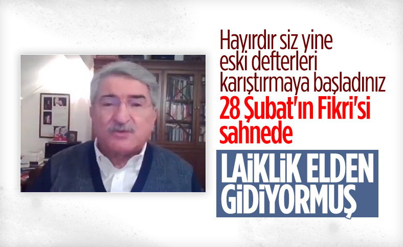 Fikri Sağlar'dan türban açıklaması: Laiklik gidiyor