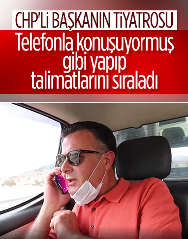 CHP'li Alaşehir Belediye Başkanı Öküzcüoğlu, telefonu açmadan görüşme yaptı