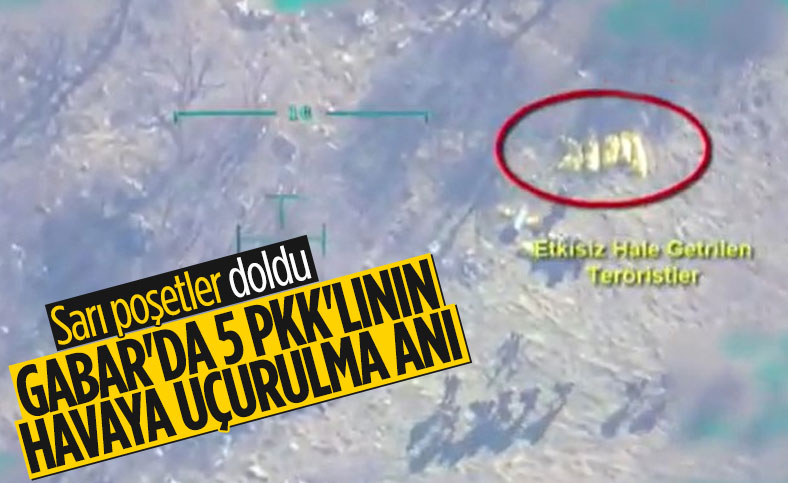 Gabar Dağı'ndaki 5 teröristin etkisiz hale getirildiği operasyon