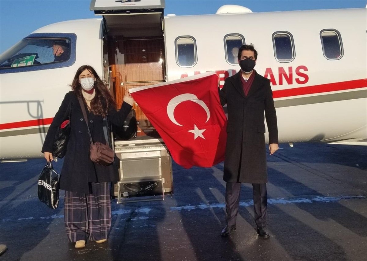 İlhan Başgöz, who lives in the USA, was brought to Turkey by ambulance plane #5