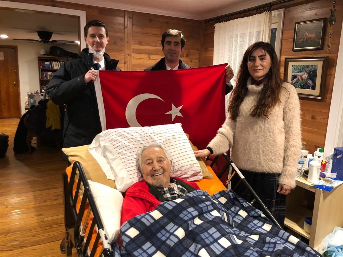 İlhan Başgöz, who lives in the USA, was brought to Turkey by ambulance plane #2