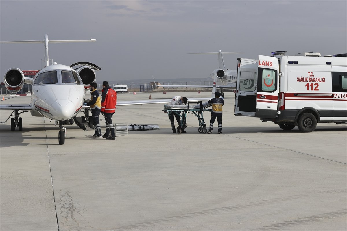 İlhan Başgöz, who lives in the USA, was brought to Turkey by ambulance plane #7