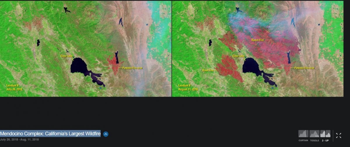 NASA has released photos showing how climate change is changing the world # 27