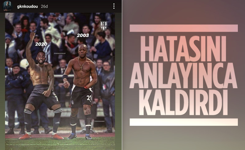 N'Koudou, Nouma paylaşımını kaldırdı